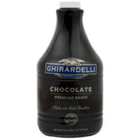 5.44ポンド（1パック）、チョコレート、ギラデリブラックラベルチョコレートソース87.3オンス - シングルボトル 5.44 Pound (Pack of 1), Chocolate, Ghirardelli Black Label Chocolate Sauce 87.3oz - Single Bottle