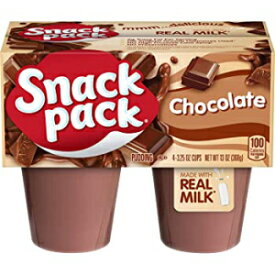 チョコレート、スナックパック チョコレート プリン カップ、4 個、12 パック Chocolate, Snack Pack Chocolate Pudding Cups, 4 Count, 12 Pack