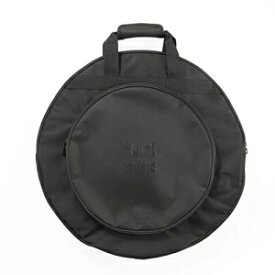 Hola! Music の 22 インチ シンバル バッグ、内側コンパートメント 3 つ、17 インチ ポケット、バックパック ストラップ 22" Cymbal Bag by Hola! Music, 3 Inner Compartments, 17" Pocket and Backpack Straps