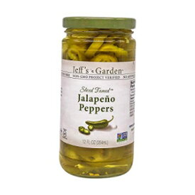 Jeff's Naturals スライスしたテイムドハラペーニョペッパー、12オンス Jeff's Naturals Sliced Tamed Jalapeno Peppers, 12 oz
