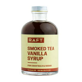 RAFT スモークティー バニラ カクテル シロップ (8.4 液量オンス) RAFT Smoked Tea Vanilla Cocktail Syrup (8.4 fluid ounce)