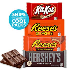 ハーシーズ チョコレートキャンディーバー詰め合わせ、20個入り (ハーシーズ、キットカット、リースズ、リースズピース) HERSHEY'S Assorted Chocolate Candy Bars, 20 Count Variety (HERSHEY'S, KIT KAT, REESE's and REESE'S PIECES)