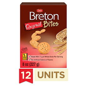 Dare Breton ミニクラッカー、オリジナル、8オンスパッケージ (12個パック) Dare Breton Minis Crackers, Original, 8-Ounce Packages (Pack of 12)