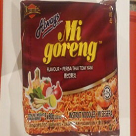 イブミーミーゴレンタイトムヤムインスタントラーメン（10パック×2.82オンス） Ibumie Mi Goreng Thai Tom Yum Instant Noodles (10 packs x 2.82oz)