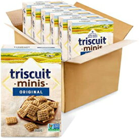 オリジナル、Triscuit Mini オリジナル クラッカー、非遺伝子組み換え、8 オンス、6 個パック Original, Triscuit Mini Original Crackers, Non-GMO, 8 Ounce, Pack of 6