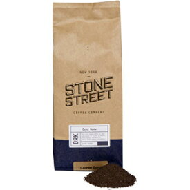 Stone Street コールドブリューコーヒー、ストロング＆スムースブレンド、低酸、100% アラビカ、グルメコーヒー、粗挽き、ダークロースト、コロンビア産シングルオリジン、2 ポンド Stone Street Cold Brew Coffee, Strong & Smooth Blend, Low Acid, 1