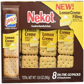 ランス ネコット クッキー サンドイッチ レモン クリーム フィリング - 8 CT Lance Nekot Cookie Sandwiches Lemon Creme Filling - 8 CT