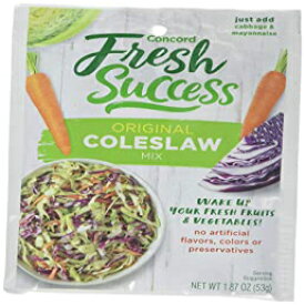 Concord Farms コールスロー ミックス、1.87 オンス パウチ (18 個パック) Concord Farms Coleslaw Mix, 1.87 Ounce Pouches (Pack of 18 )