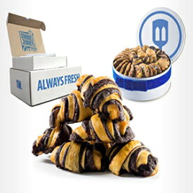 Authentic Chocolate Rugelach Gift| Gimmee Jimmy's Cookies and Gifts | 2 Pounds | Arrives in a Beautiful Gift Tin