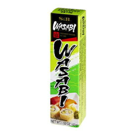 [ 6 パック ] S&B 練りわさび チューブ入り 1.52 オンス [ 6 Packs ] S&B Prepared Wasabi Paste In Tube 1.52 oz
