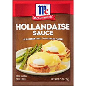 マコーミック オランデーズソースミックス、1.25オンス McCormick Hollandaise Sauce Mix, 1.25 oz