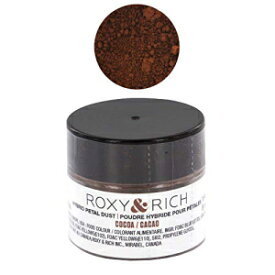 食用ハイブリッドペタルダスト、ココア by Roxy & Rich Edible Hybrid Petal Dust, Cocoa by Roxy & Rich