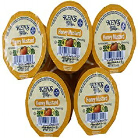 Ken's Steakhouse ハニーマスタードドレッシング 1.5オンス ディップカップ (25個パック) Ken's Steakhouse Honey Mustard Dressing 1.5 oz Dip Cups (Pack of 25)