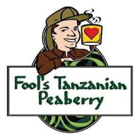 The Coffee Fool Fool's タンザニア産ピーベリー全粒コーヒー、12オンス The Coffee Fool Fool's Tanzanian Peaberry Whole Bean Coffee, 12 Ounce