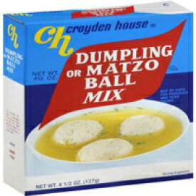 Croyden House Dumpling または Matzo Ball Mix、4.5 オンス (4 個パック) Croyden House Dumpling or Matzo Ball Mix, 4.5 Ounce (Pack of 4)