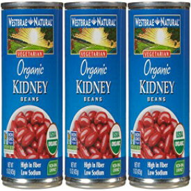 Westbrae オーガニック インゲン豆 - 15 オンス - 3 パック Westbrae Organic Kidney Beans-15 Oz-3 Pack
