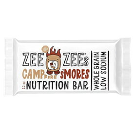 Zee Zees キャンプファイヤー スモア ソフト ベイクド バー、ナッツフリー、全粒粉、自然な風味と着色、2.2 オンス バー、24 パック Zee Zees Campfire S'mores Soft Baked Bars, Nut-Free, Whole Grain, Naturally Flavored and Colored, 2.2
