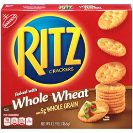 リッツ 全粒粉クラッカー、12.9オンス (12個パック) Ritz Whole Wheat Crackers, 12.9 Ounce (Pack of 12)