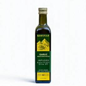 ガーリック地中海フレーバー エクストラバージン ファースト コールドプレス オリーブオイル 500 ml (17 オンス) (ローズマリー、タイム、バジル、ガーリック) Garlic Mediterranean Flavor Extra Virgin First Cold Pressed Olive Oil 500 Ml (1