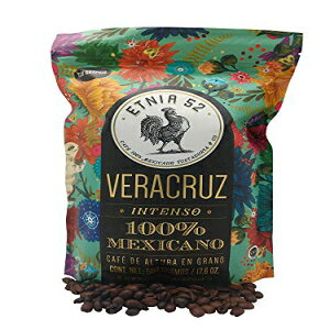 Etnia 52 - Veracruz (Intenso)ALVRYSR[q[A500 O܂ 17.6 IXAR[VF (KMD)ALVRAdqubNt Etnia 52 - Veracruz (Intenso), Mexican Whole Bean Coffee, 500 grams or 17.6 oz, K