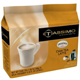 チャイ ティー ラテ、Tassimo ホット ビバレッジ システム用 T ディスク、16 カウント パッケージ (2 個パック) Chai Tea Latte, T-Discs for Tassimo Hot Beverage System, 16-Count Packages (Pack of 2)