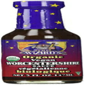 Wizard's オーガニック ビーガン ウスターソース 5オンス Wizard's Organic Vegan Worcestershire Sauce 5oz