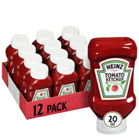 ハインツ ケチャップ フォーエバー フル逆さボトル (20 オンス、12 個パック) Heinz Ketchup Forever Full Inverted Bottle (20 oz, Pack of 12)