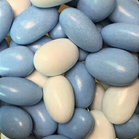 ジョーダン アーモンド by Its Delish (ブルー & ホワイト、5 ポンド) Jordan Almonds by Its Delish (Blue & White, 5 lbs)