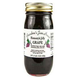 ホームスタイル グレープ ゼリー - ワンパイント - おばあちゃんのジャム ハウス Homestyle Grape Jelly - One Pint - Grandma's Jam House