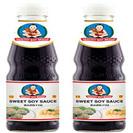 ヘルシーボーイ タイ甘口醤油（ホワイトラベル）、14オンス、タイ産（2個パック） Healthy Boy Thai Sweet Soy Sauce (White Label), 14 Ounces, Product of Thailand (Pack of 2)