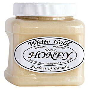 zCgS[hIA2 pbNAe 23 IX = 46 IX White Gold Raw Honey, 2 Pack, 23 Ounce each = 46 Ounce