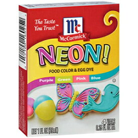 マコーミック ネオン食用色素 & 卵染料、1 液量オンス McCormick Neon Food Color & Egg Dye, 1 fl oz