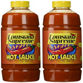 Louisiana Supreme HotSauce-17オンスのボトルのうち2本 Louisiana Supreme Hot Sauce - 2 of 17 oz bottles