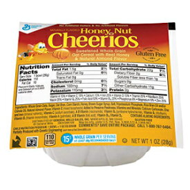 Cheerios ハニーナッツシリアル、1オンスボウル (96個パック) Cheerios Honey Nut Cereal, 1-Ounce Bowls (Pack of 96)