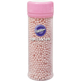 ウィルトン シュガー パール 5オンス ピンク (4個パック) Wilton Sugar Pearls 5 Ounces-Pink (4-Pack)