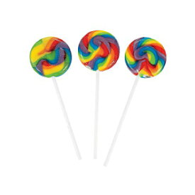 ミニ スワール ロリポップ (個別包装吸盤 38 個) Mini Swirl Lollipops (38 Individually Wrapped Suckers)