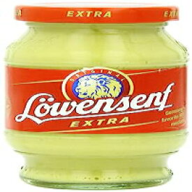 9.3液量オンス（1パック）、スパイシーマスタード、瓶入りローウェンゼンフマスタード、エクストラホット、9.3オンス 9.3 Fl Oz (Pack of 1), Spicy Mustard, Lowensenf Mustard in Jar, Extra Hot, 9.3 Ounce