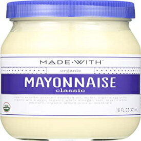MadeWith オーガニックマヨネーズ、16オンス MadeWith Organic Mayonnaise, 16 Ounce