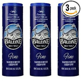 1.65 ポンド (3 個パック)、La Baleine、海塩キャニスター、上質、26.5 オンス (3 個パック) 1.65 Pound (Pack of 3), La Baleine, Sea Salt Canister, Fine, 26.5 oz (Pack of 3)