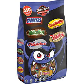 マース チョコレート フェイバリット ハロウィン バット バッグ 450 個、8 ポンド (128 オンス) Mars Chocolate Favorites 450 pc Halloween Bat Bag, 8 lb (128 oz.)