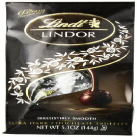 Lindt LINDOR 60% エクストラ ダーク チョコレート トリュフ、5.1 オンス (6 個パック) Lindt LINDOR 60% Extra Dark Chocolate Truffles, 5.1 Ounce (Pack of 6)