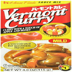 House Foods Vermont Curry, Mild, 4 Ounce Boxes (Pack of 10)