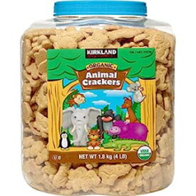 カークランド シグネチャー オーガニック アニマル クラッカー、64 オンス、4 ポンド Kirkland Signature Organic Animal Crackers, 64 oz, 4 lbs