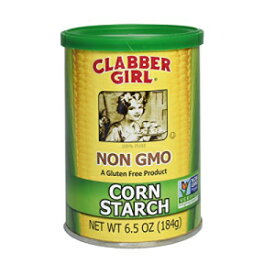 Clabber Girl 非遺伝子組み換えコーンスターチ - 6.5 オンス缶 (12) Clabber Girl Non-GMO Corn Starch - 6.5 oz can (12)