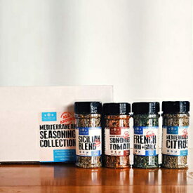 The Spice Lab 地中海調味料コレクション - 究極の料理ギフトセット - あらゆる料理に最適 The Spice Lab Mediterranean Seasoning Collection - Ultimate Culinary Gift Set - Perfect for All Around Cooking