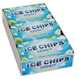 ICE CHIPS キシリトール キャンディ缶 (サワー アップル、6 パック) - 写真の ICE CHIPS バンドが付属 ICE CHIPS Xylitol Candy Tins (Sour Apple, 6 Pack) - Includes ICE CHIPS BAND as shown
