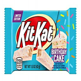 バースデーケーキキット カットバー ホワイトチョコレート 限定版 4パック 1.5オンスバー Birthday Cake Kit Kat Bar White Chocolate Limited Edition 4 Pack 1.5 Oz Bars