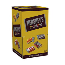 HERSHEY'S チョコレートキャンディバー詰め合わせ、ミニチュア (Hershey's、Krackel、Mr Goodbar、Special Dark)、36 オンス HERSHEY'S Chocolate Candy Bar Assortment, Miniatures (Hershey's, Krackel, Mr Goodbar, Special Dark), 36 Ou