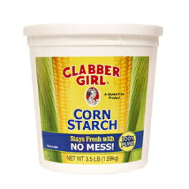 クラバーガール、コーンスターチ、3.5ポンド Clabber Girl, Corn Starch, 3.5lb