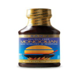 San-J Sauce、モンゴル産グルテンフリー、10オンス（6個パック） San-J Sauce, Mongolian Gluten Free, 10 Ounce (Pack of 6)